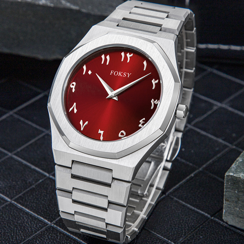 2025 New Stainless Steel Quartz Watches 5ATM Waterproof Watches Customized OEM Men's Watches Wholesale