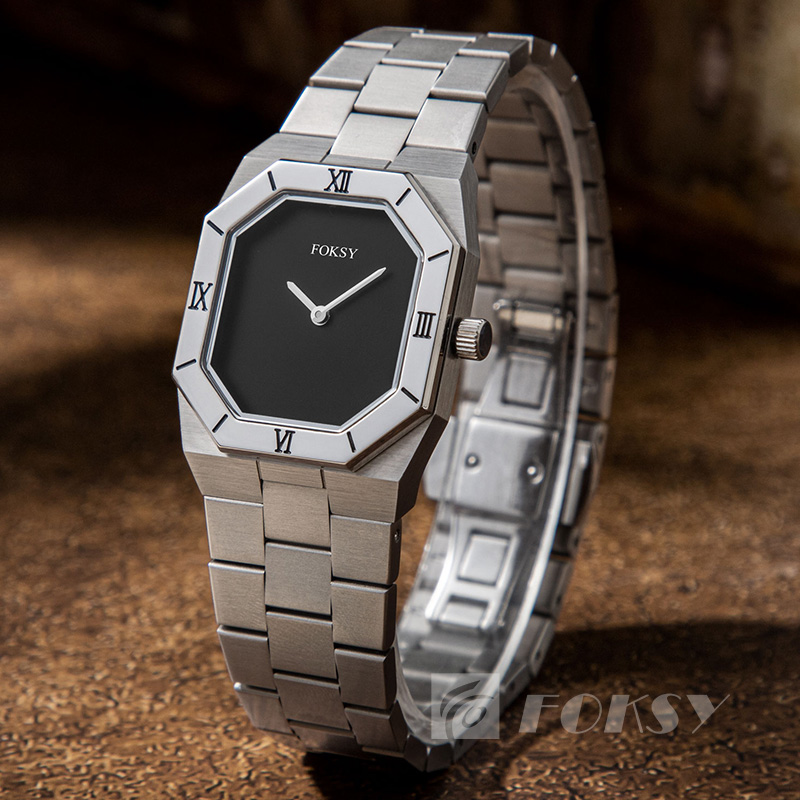 Factory OEM Customized Vintage Square Quartz Ladies watches Luxury Stainless Steel Band Brand Custom Models