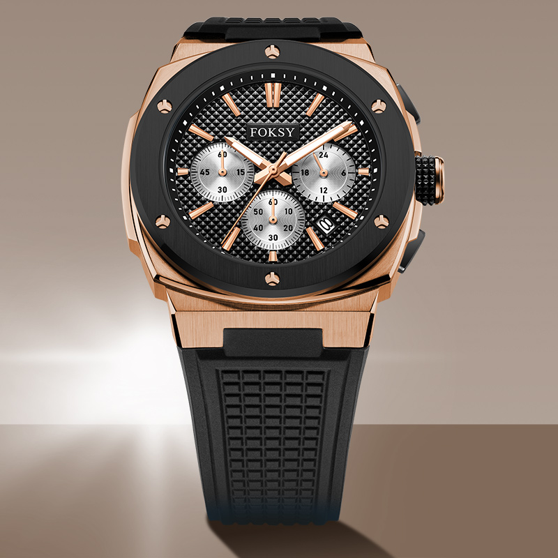 Wholesale Watches Branded Customized Men's Quartz Watches Fashion Luxury Waterproof  Silicone Strap