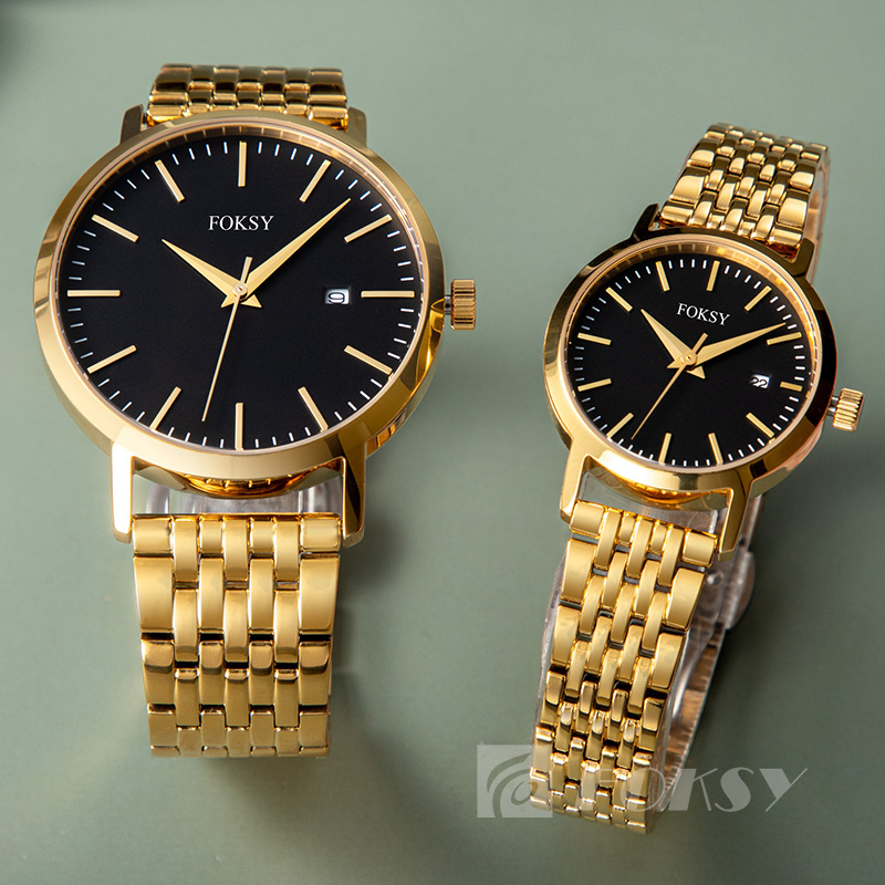 Wholesale High Quality Custom Design Quartz Couple Watch Stainless Steel for Men and Women