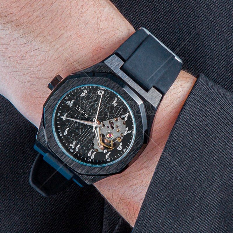 High Quality Customized Men's Watches  Stainless steel Band Mechanical Movement Watches