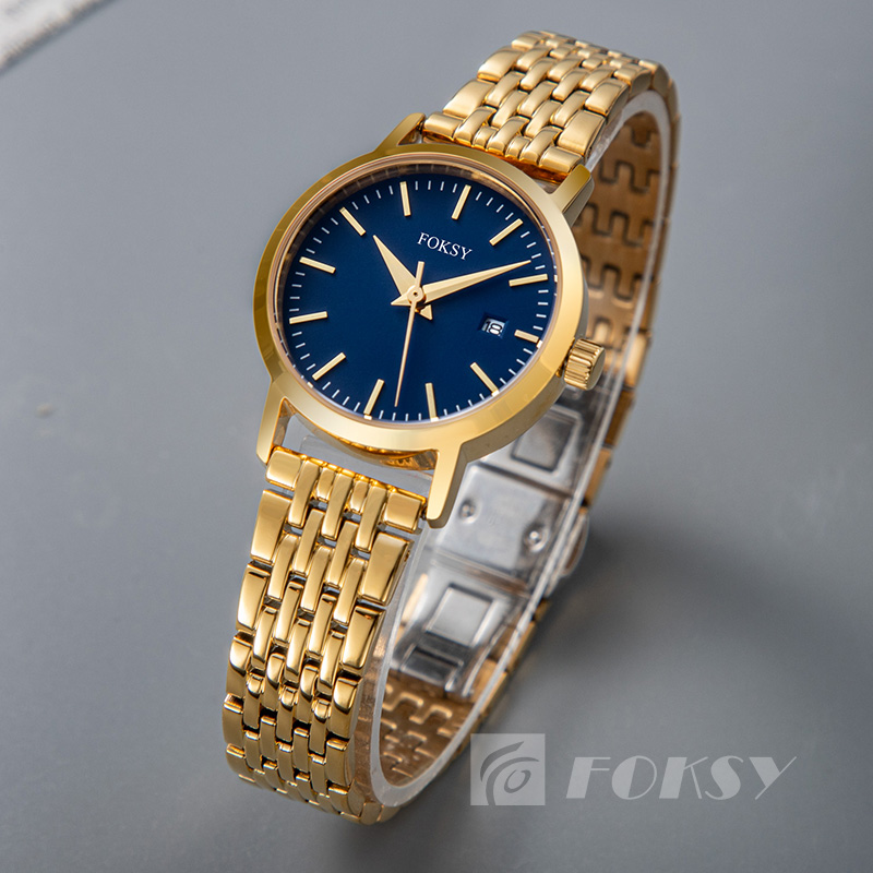 Women's Round Quartz Watch Multifaceted Dial Fashionable Style Comfortable Popular Watches