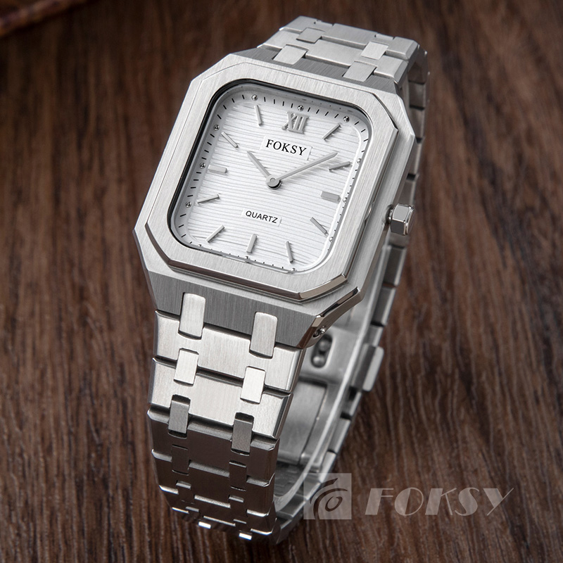 Luxury Stainless Steel Band Quartz Watches of High Quality Custom Design watch for Men and Women