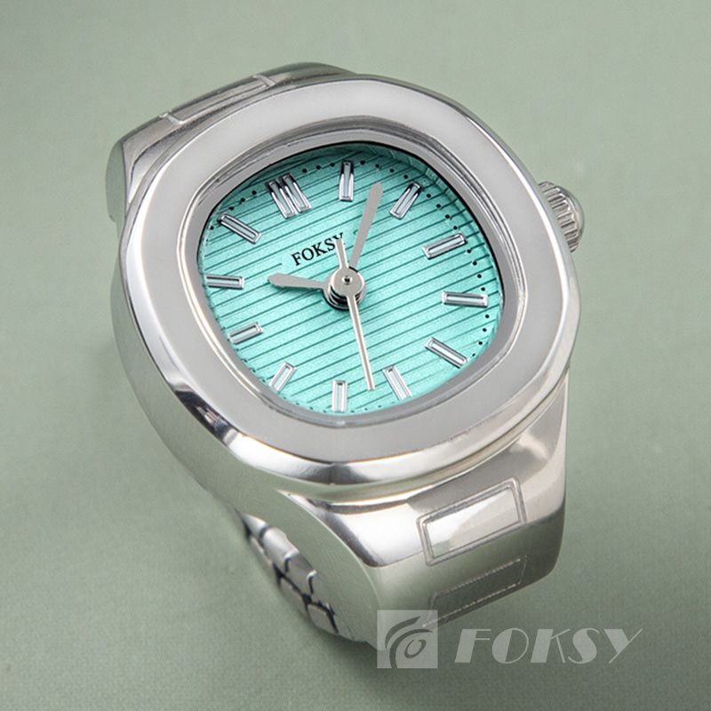FOKSY Personalized Quartz Ring Watch Minimal Diamond Watch Factory Customized Fashion Watch For Men and Women