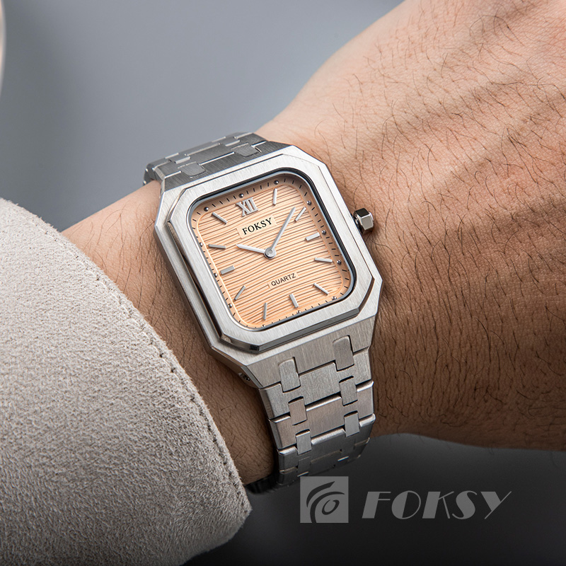 Luxury Stainless Steel Band Quartz Watches of High Quality Custom Design watch for Men and Women