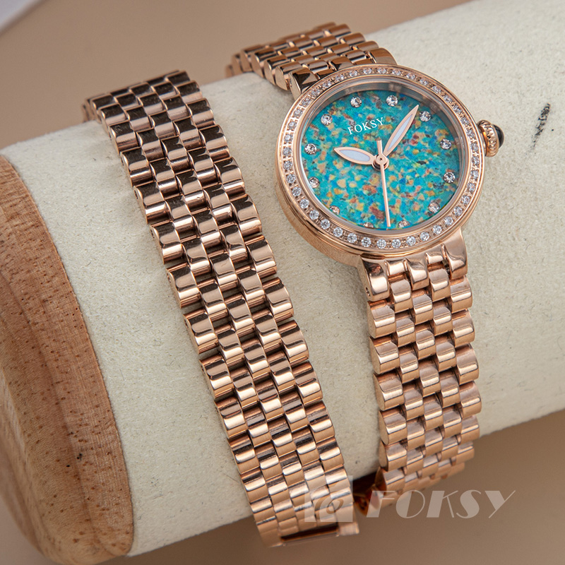 Watch Manufacturers Personalized Quartz Watches Classic With Stainless Steel case flower dail 