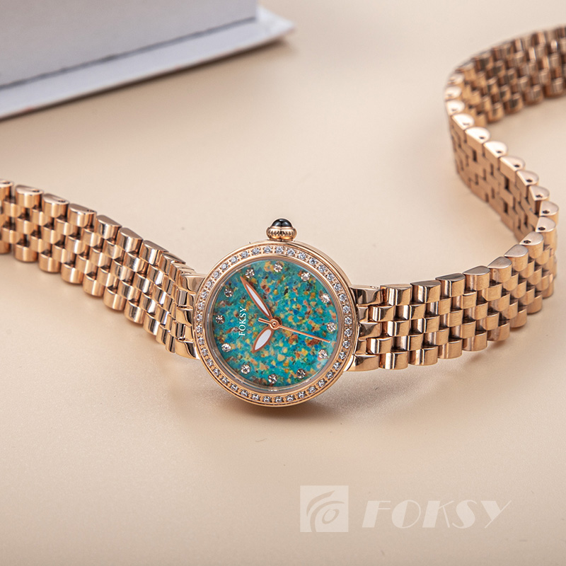 Watch Manufacturers Personalized Quartz Watches Classic With Stainless Steel case flower dail 