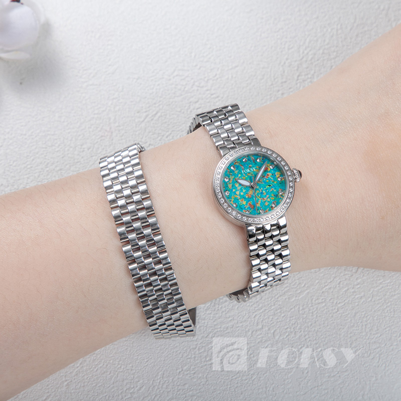 Watch Manufacturers Personalized Quartz Watches Classic With Stainless Steel case flower dail 