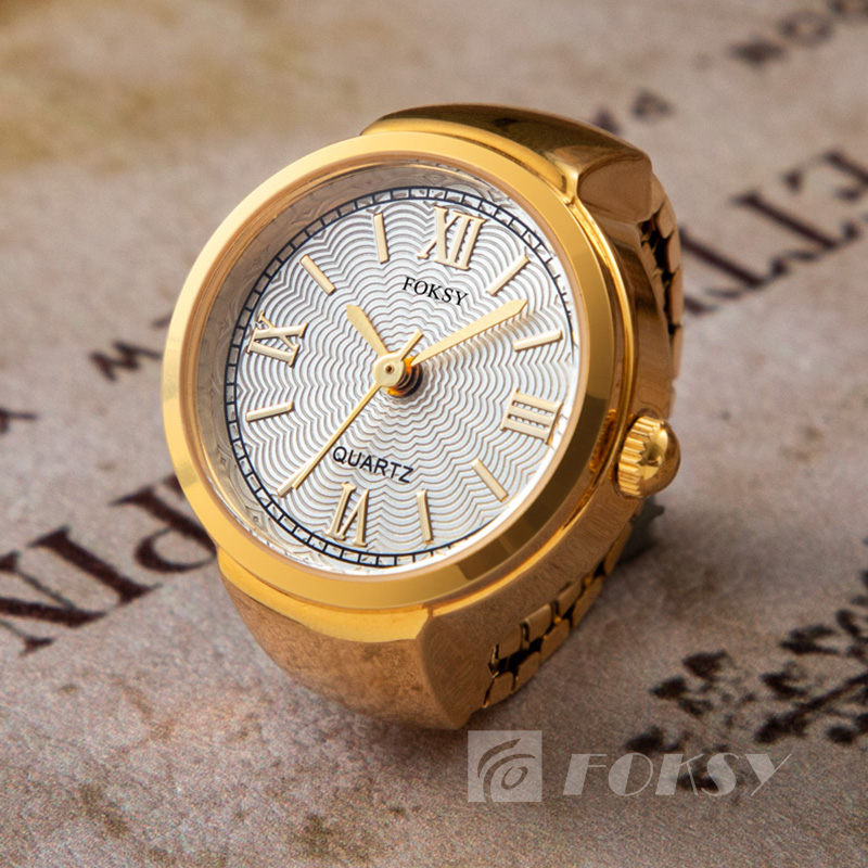 Quartz ring watches