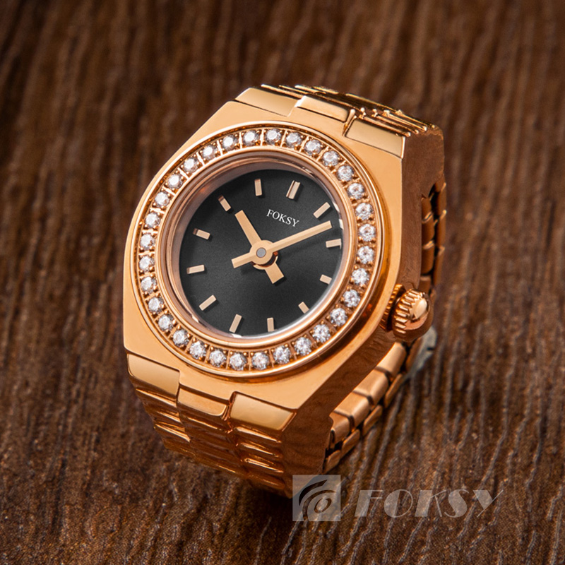 Quartz ring watches