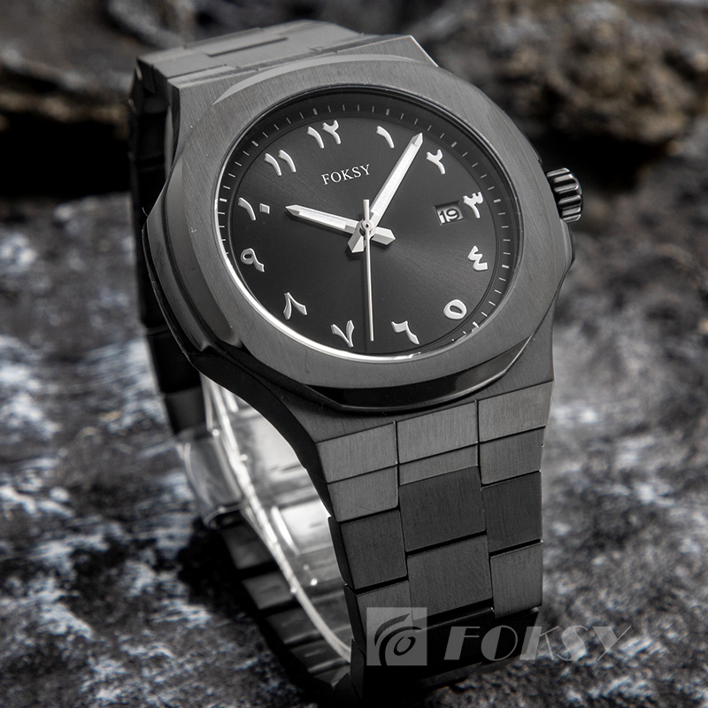 stainless steel watch