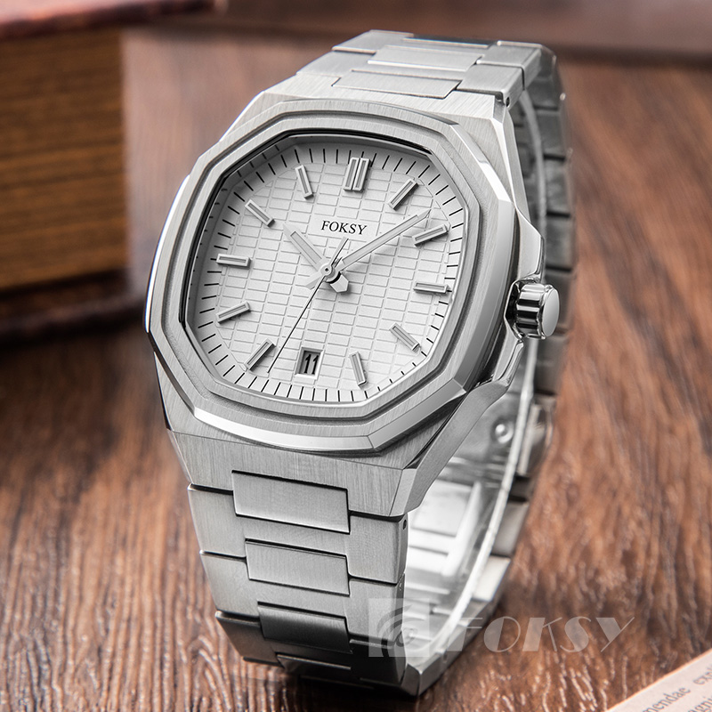 Wholesale Personalized Men's Watches Customized Quartz Watches Of Calendar Function Fashion Stainless Steel Watches