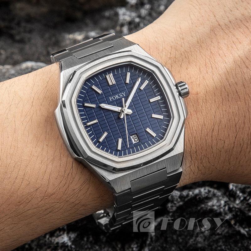 Wholesale Personalized Men's Watches Customized Quartz Watches Of Calendar Function Fashion Stainless Steel Watches