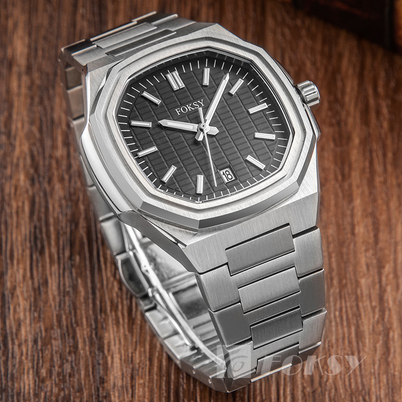Wholesale Personalized Men's Watches Customized Quartz Watches Of Calendar Function Fashion Stainless Steel Watches