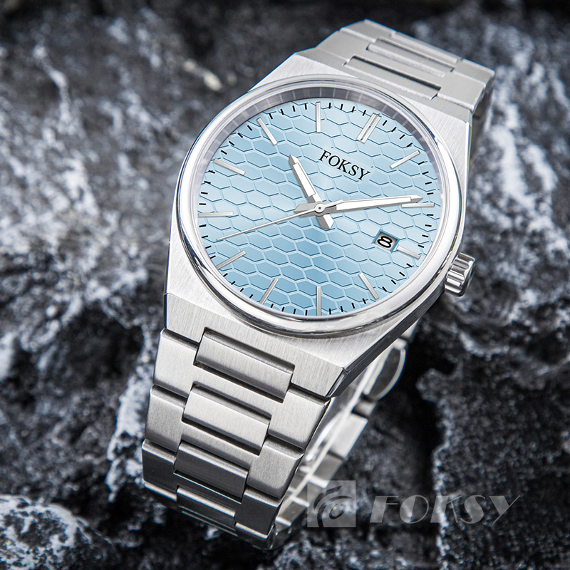 Watch Factory OEM ODM Custom Logo Men's Watch Stainless Steel Band Luxury Men Quartz Watch Waterproof