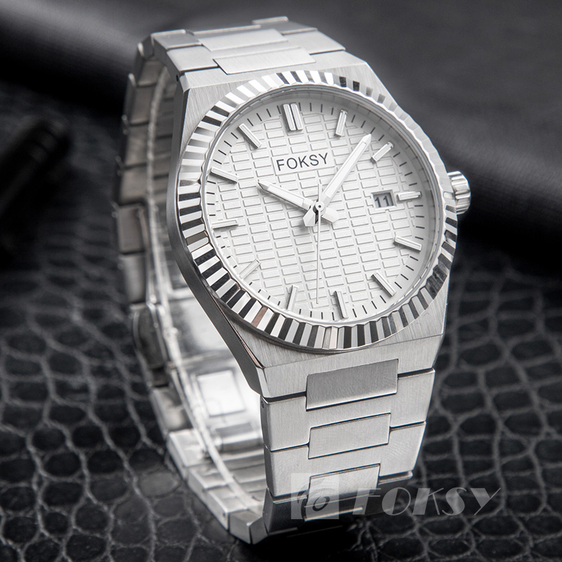 Customized OEM Men's Watches Wholesale Luxury Quartz Watch Stainless Steel Fashion Watch Business Calendar Function