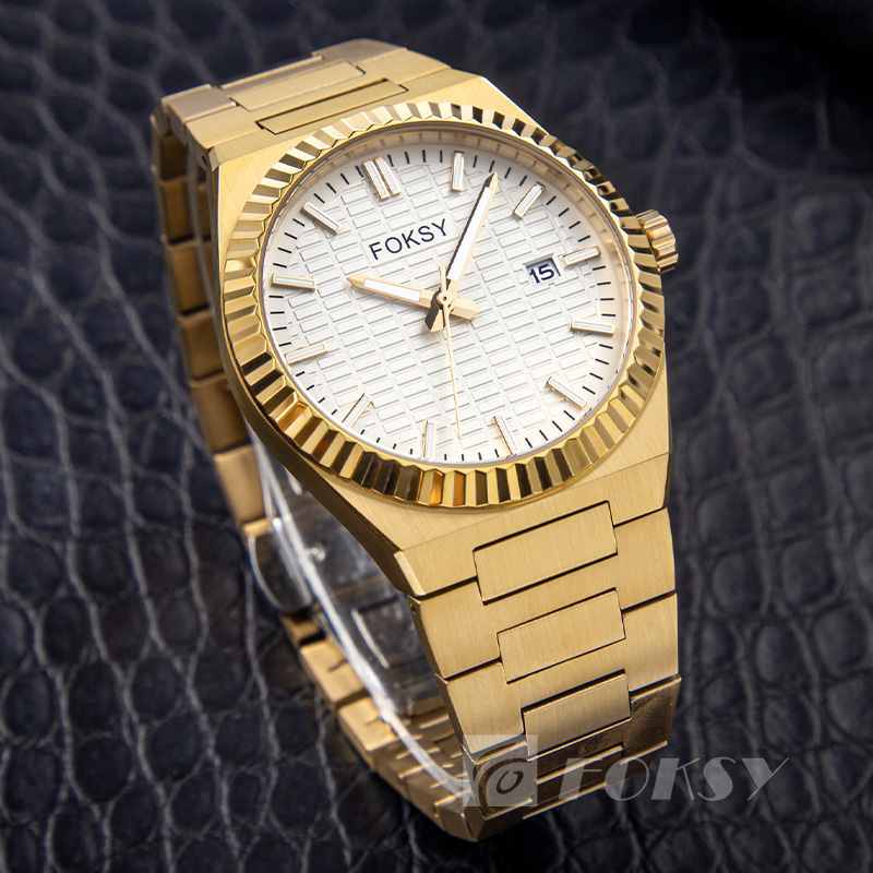 Customized OEM Men's Watches Wholesale Luxury Quartz Watch Stainless Steel Fashion Watch Business Calendar Function