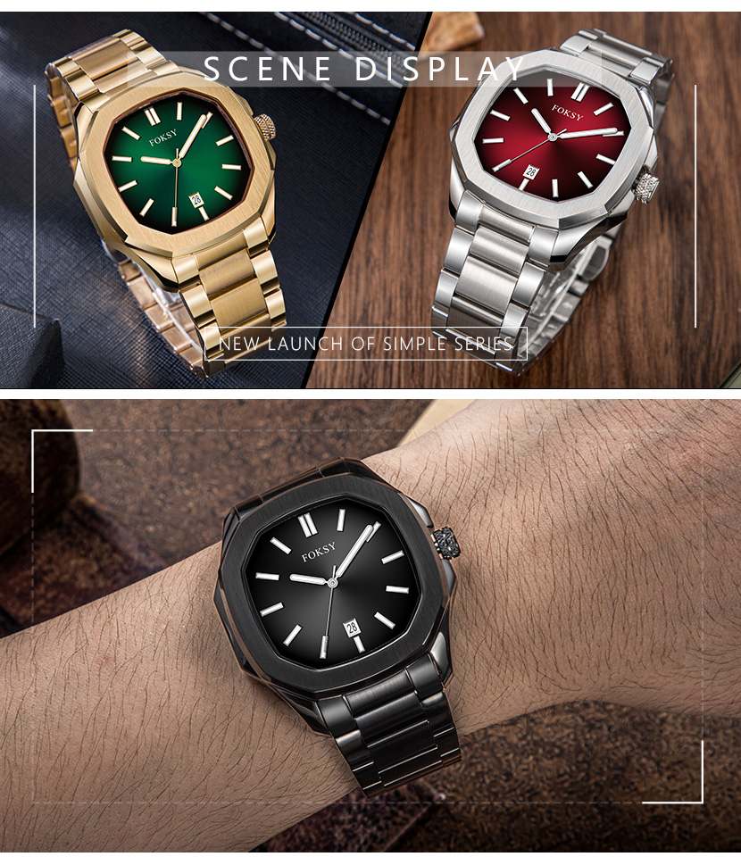 stainless steel watch