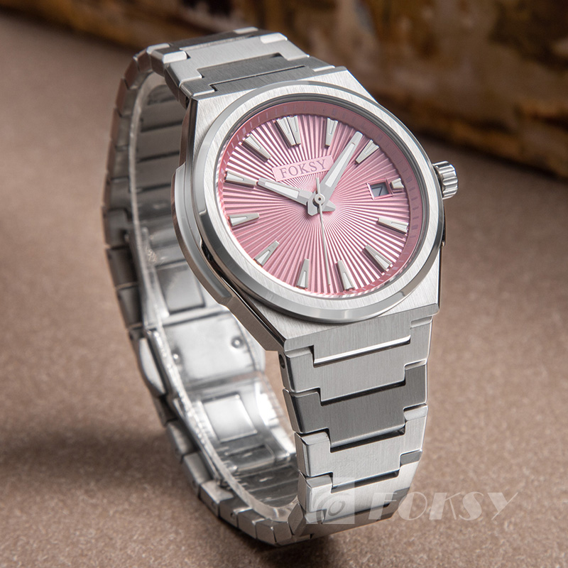 Custom Women Watch Quartz Watch Stainless Steel 5ATM Luminous Customizable Watch 231-7-1001