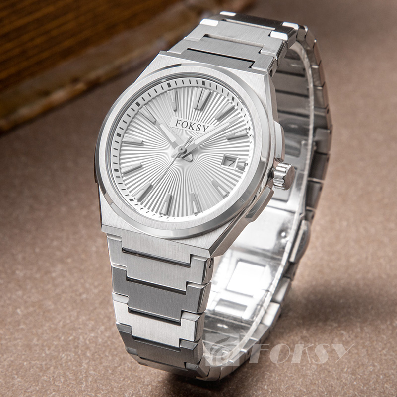 Custom Women Watch Quartz Watch Stainless Steel 5ATM Luminous Customizable Watch 231-7-1001