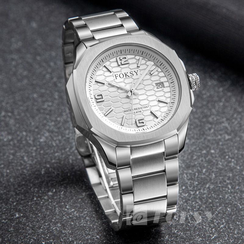 custom silver watch woman watch factory