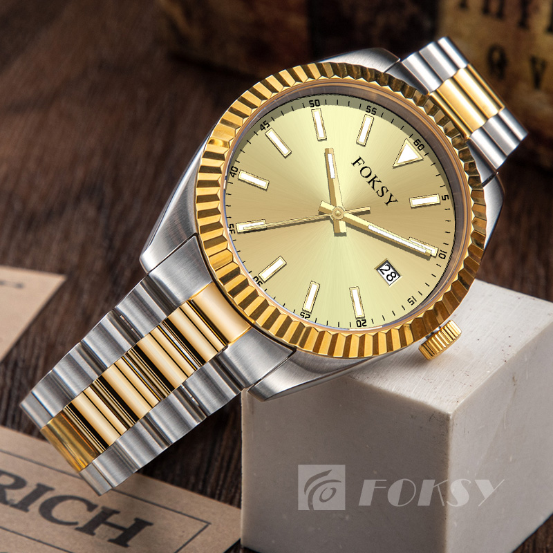 stainless steel watch