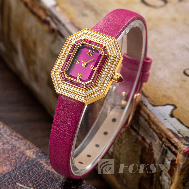 custom silver watch woman watch factory