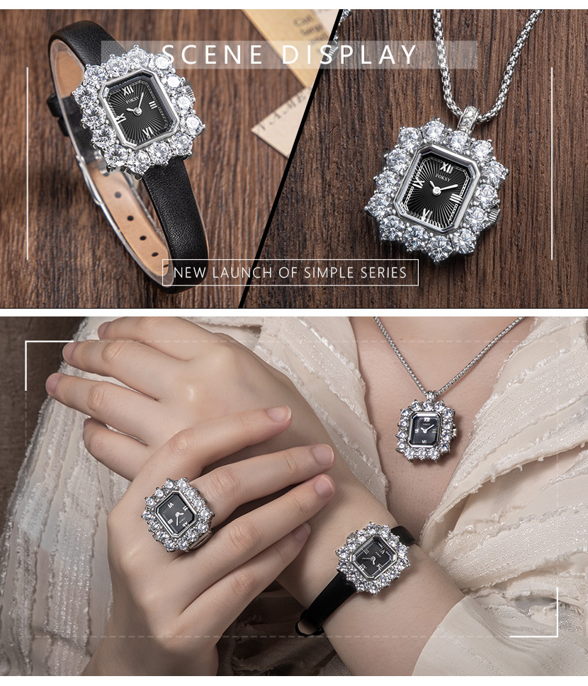 chronograph quartz ladies watch Ring Watch