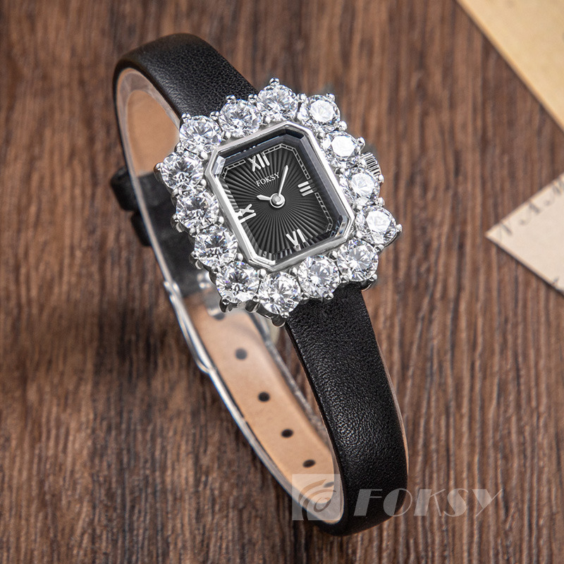 custom silver watch woman watch factory