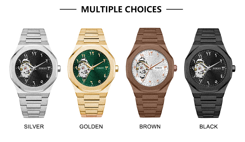 custom quartz watch round case watch