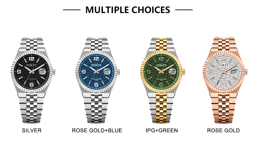 custom quartz watch round case watch