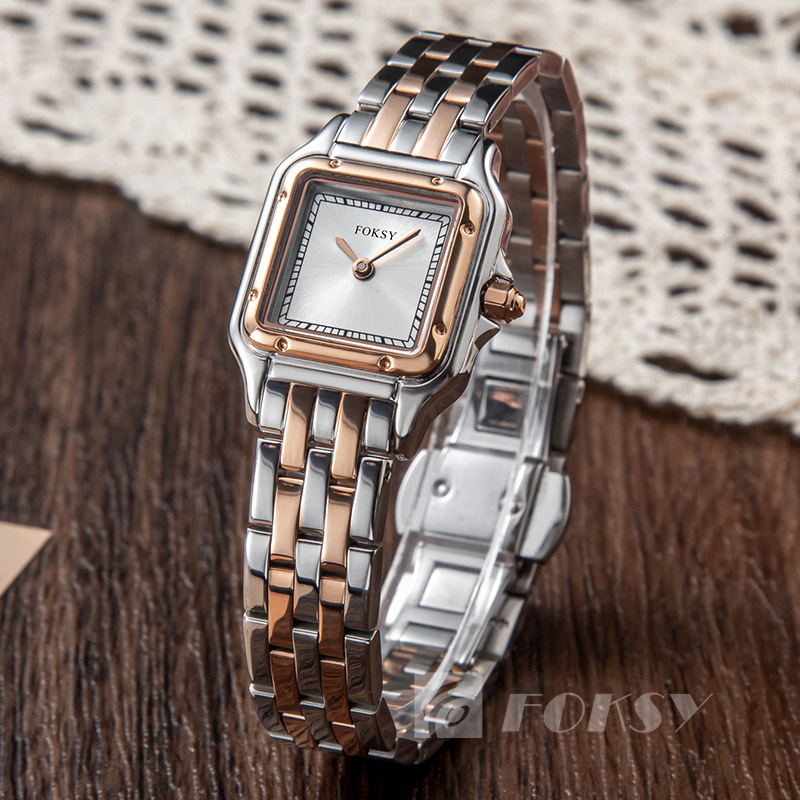 Custom Women Watch Quartz Watch Stainless Steel 5ATM Leisure Fashion Watch 234-7-1001