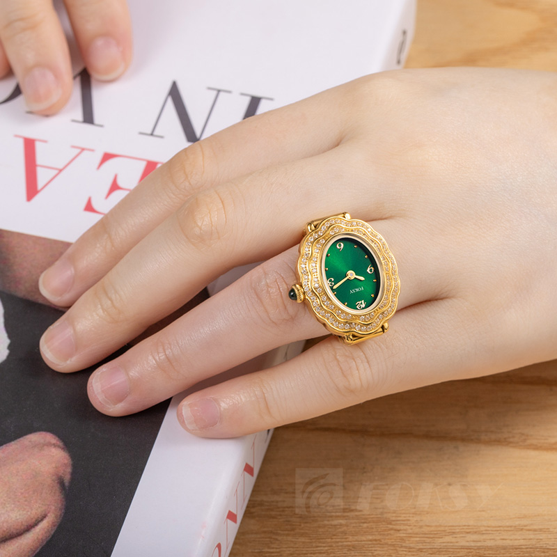 Custom Women Watch Quartz Watch Stainless Steel 3ATM Ring Leisure Fashion Watch 675-7-1003