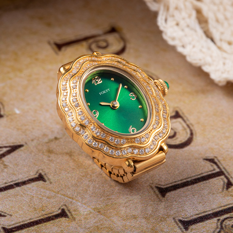 Custom Women Watch Quartz Watch Stainless Steel 3ATM Ring Leisure Fashion Watch 675-7-1003