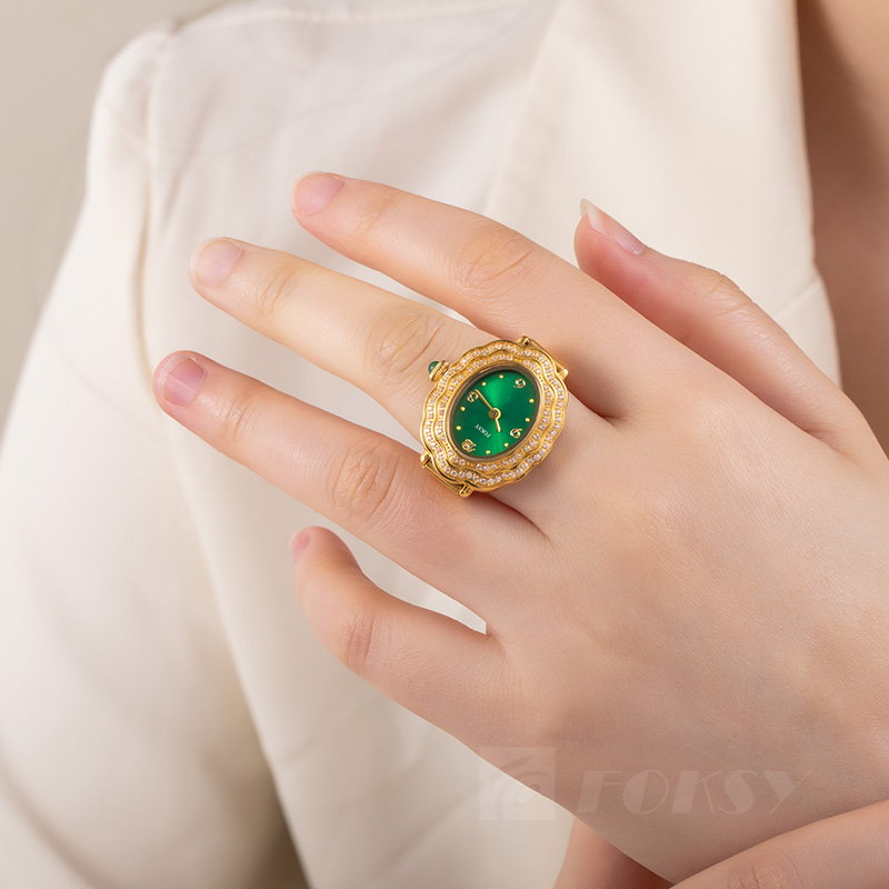 Custom Women Watch Quartz Watch Stainless Steel 3ATM Ring Leisure Fashion Watch 675-7-1003