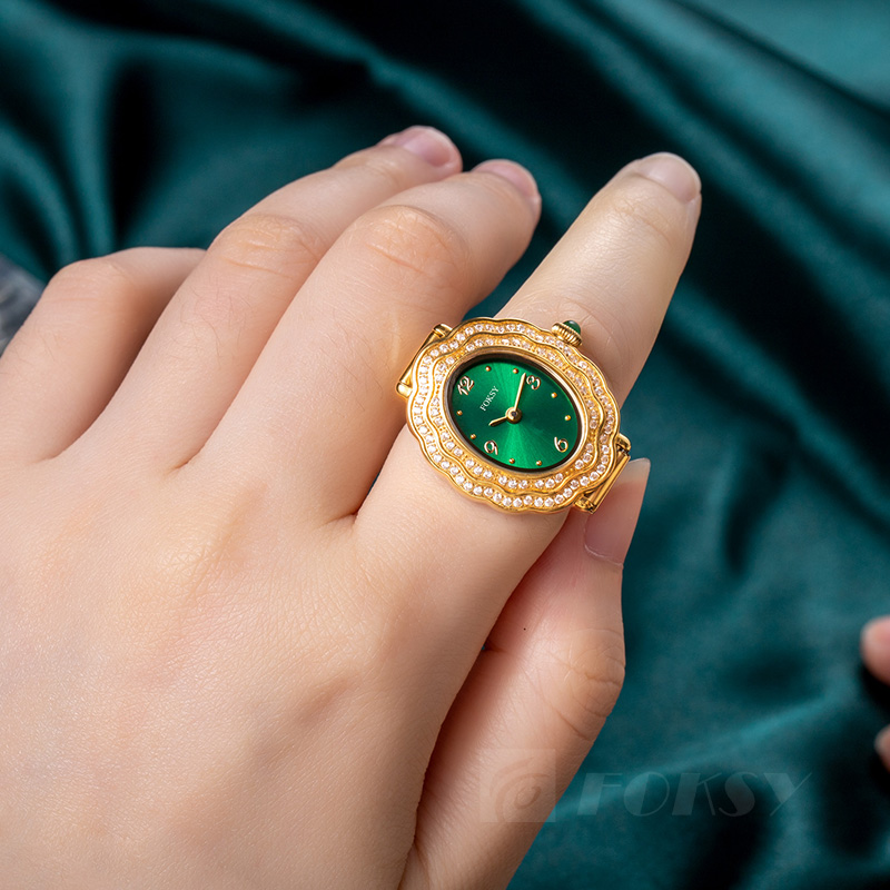 Custom Women Watch Quartz Watch Stainless Steel 3ATM Ring Leisure Fashion Watch 675-7-1003