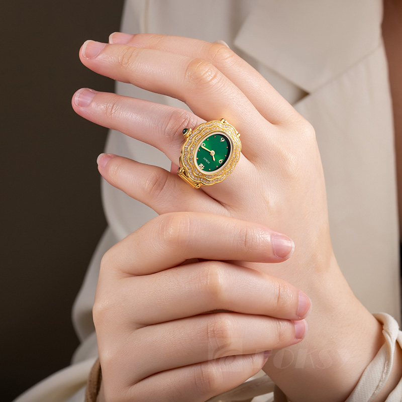 Custom Women Watch Quartz Watch Stainless Steel 3ATM Ring Leisure Fashion Watch 675-7-1003