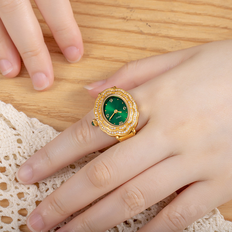 Custom Women Watch Quartz Watch Stainless Steel 3ATM Ring Leisure Fashion Watch 675-7-1003