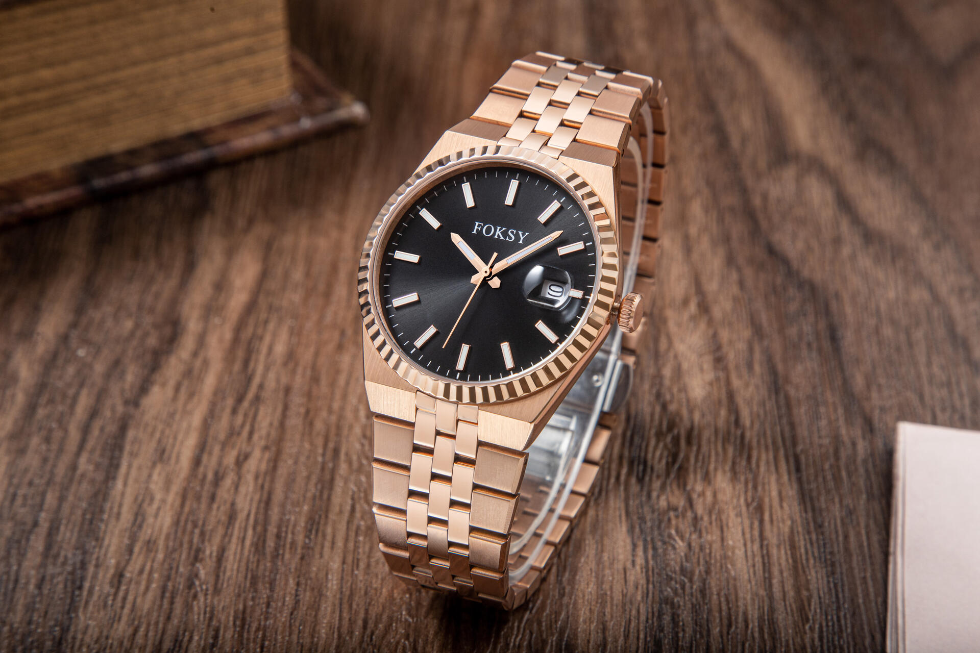 stainless steel watch