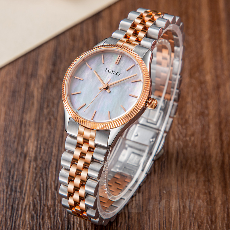 ODM OEM Fashion Classic Round Stainless Steel Ladies Quartz Watch Factory Price