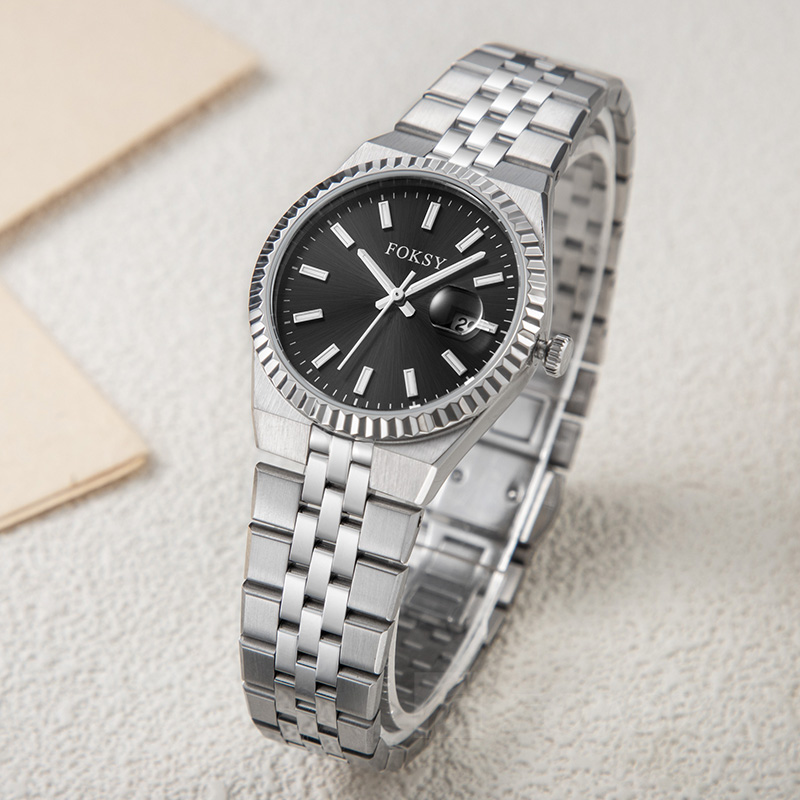 Custom Women Watch Quartz Watch Stainless Steel 5ATM Leisure Fashion Luminous Date Watch 233-7-1002