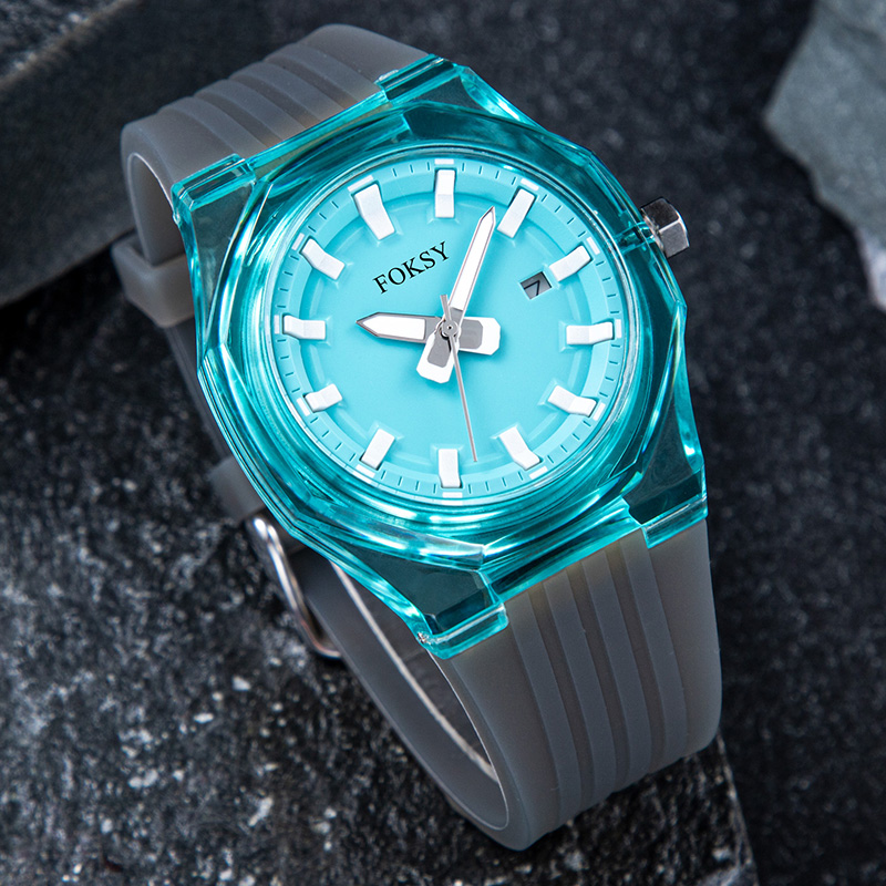 Men Watch Quartz Watch Leisure Fashion 3ATM Waterproof Silicone Strap K030-7-1006