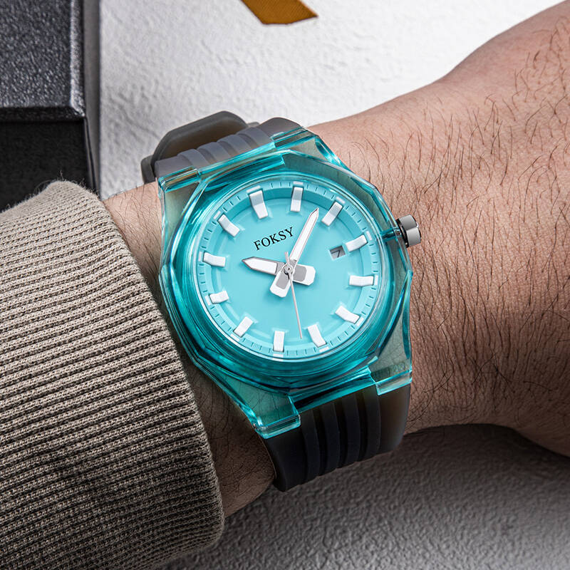 Men Watch Quartz Watch Leisure Fashion 3ATM Waterproof Silicone Strap K030-7-1006