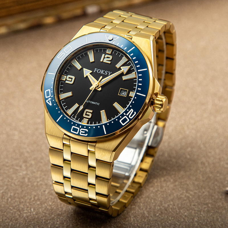 Diver Men&rsquo;s Wrist Watch With Rotating Timing Bezel ODM Customizable 711-6-1001