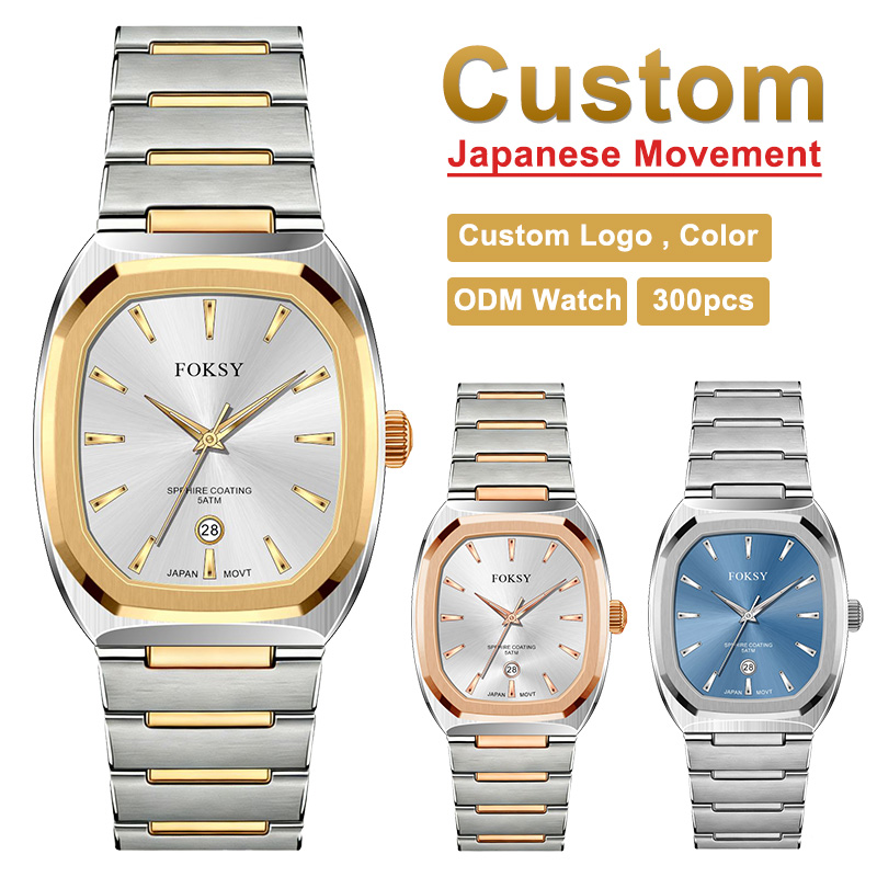 OEM Quartz Watch Slim Octagonal 5ATM Customizable Brand Watch