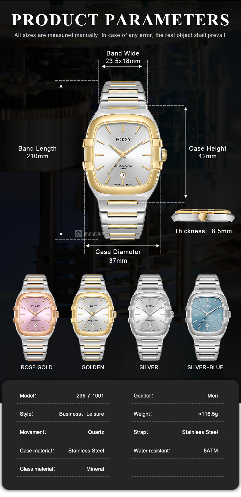 Japanese quartz watch
