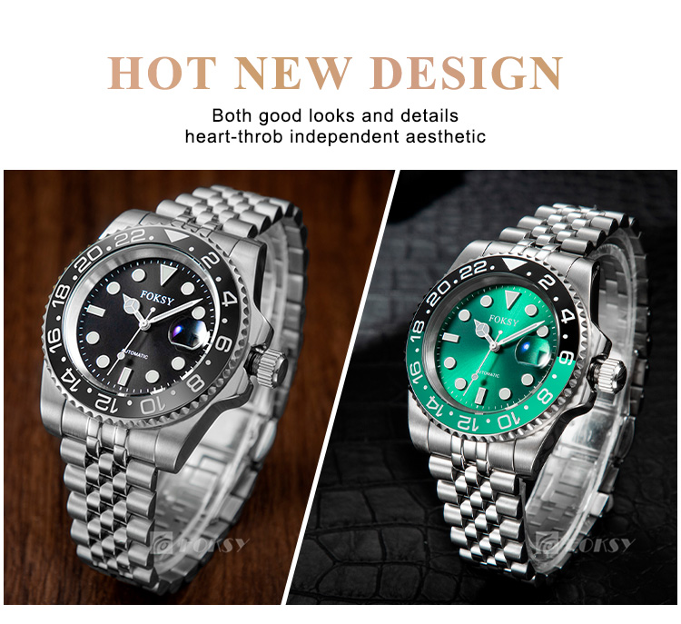custom logo watch stainless steel dive 2 watch
