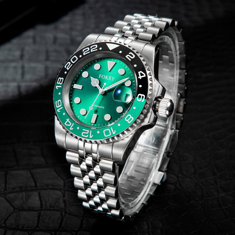 steel diver watch Japan 8215 movement