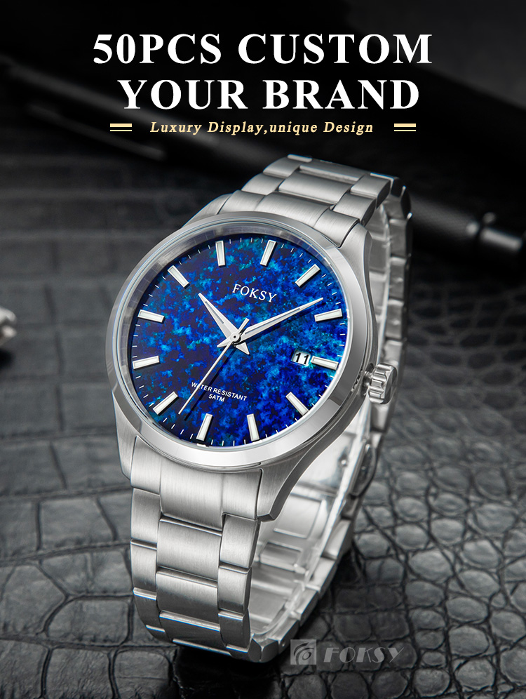 blue dial wrist watches