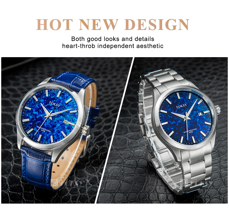 blue Japan Mvt Watch